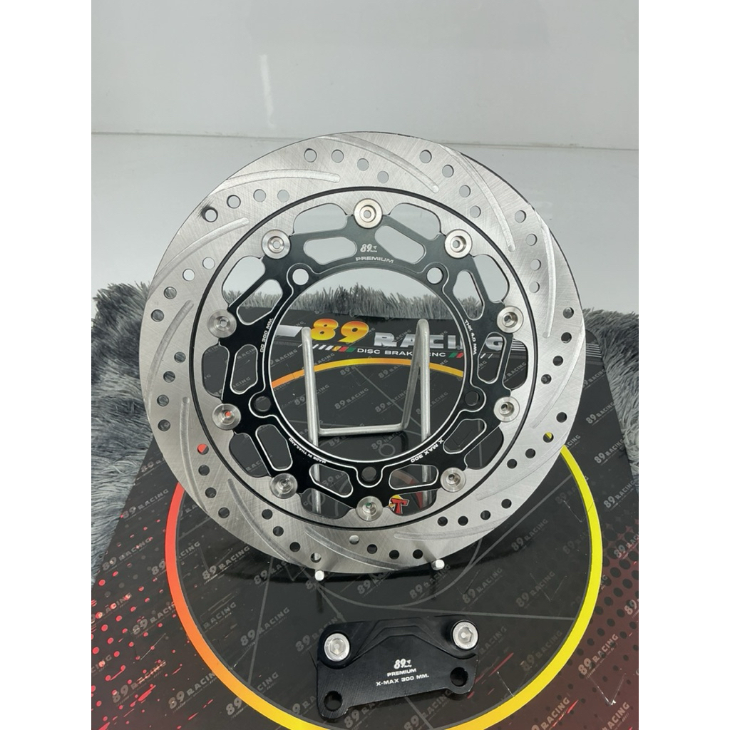 จานสร้างแท้ X-MAX 300 V.1 แบรนด์ 89Racing ขนาดความโต 300mm. [ตระกร้าบริษัท]