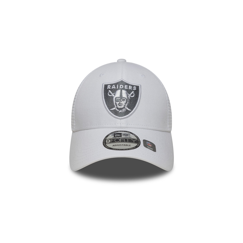 New Era قبعة تراكر 9Forty ‏Las Vegas Raiders — أبيض — صورة 2