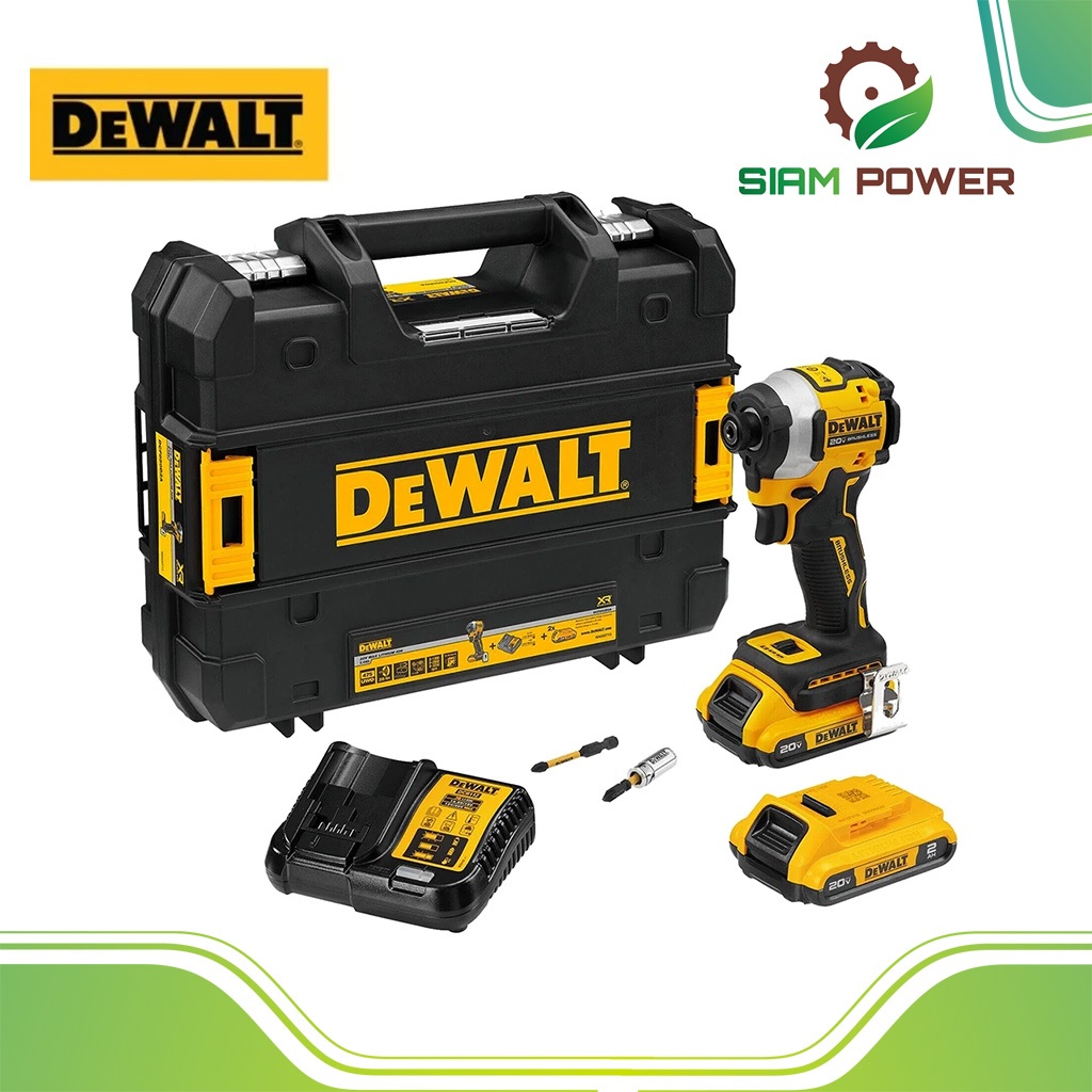 ไขควงกระแทกไร้สาย 20V Max Atomic รุ่น DCF850D2A-B1 DEWALT