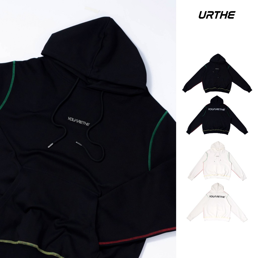 URTHE - เสื้อฮู้ดดี้ เสื้อกันหนาว Oversize รุ่น INVERT HOODIE