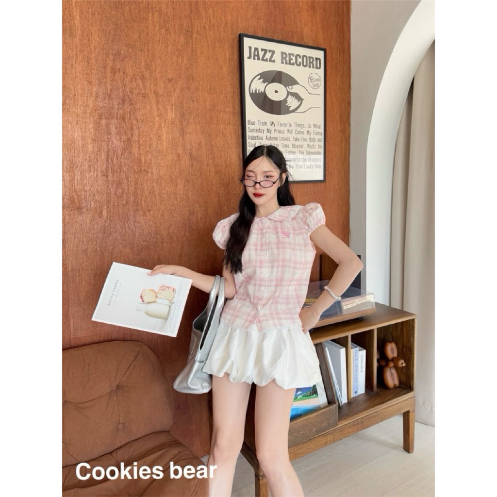 cookies bear เสื้อคอบัวแขนตุ๊กตา