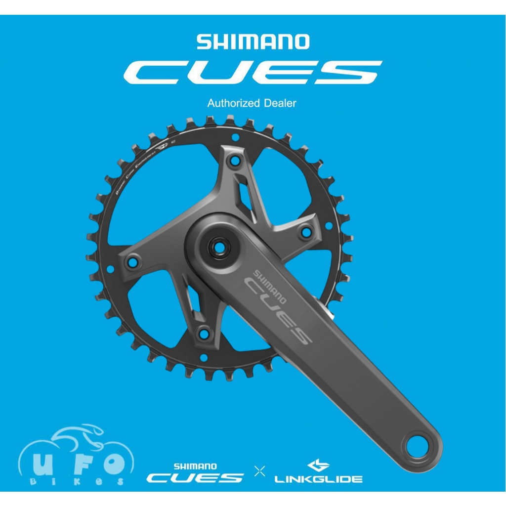 จาน SHIMANO CUES FC U6000-1 ชั้นเดียว 40T มีกล่อง