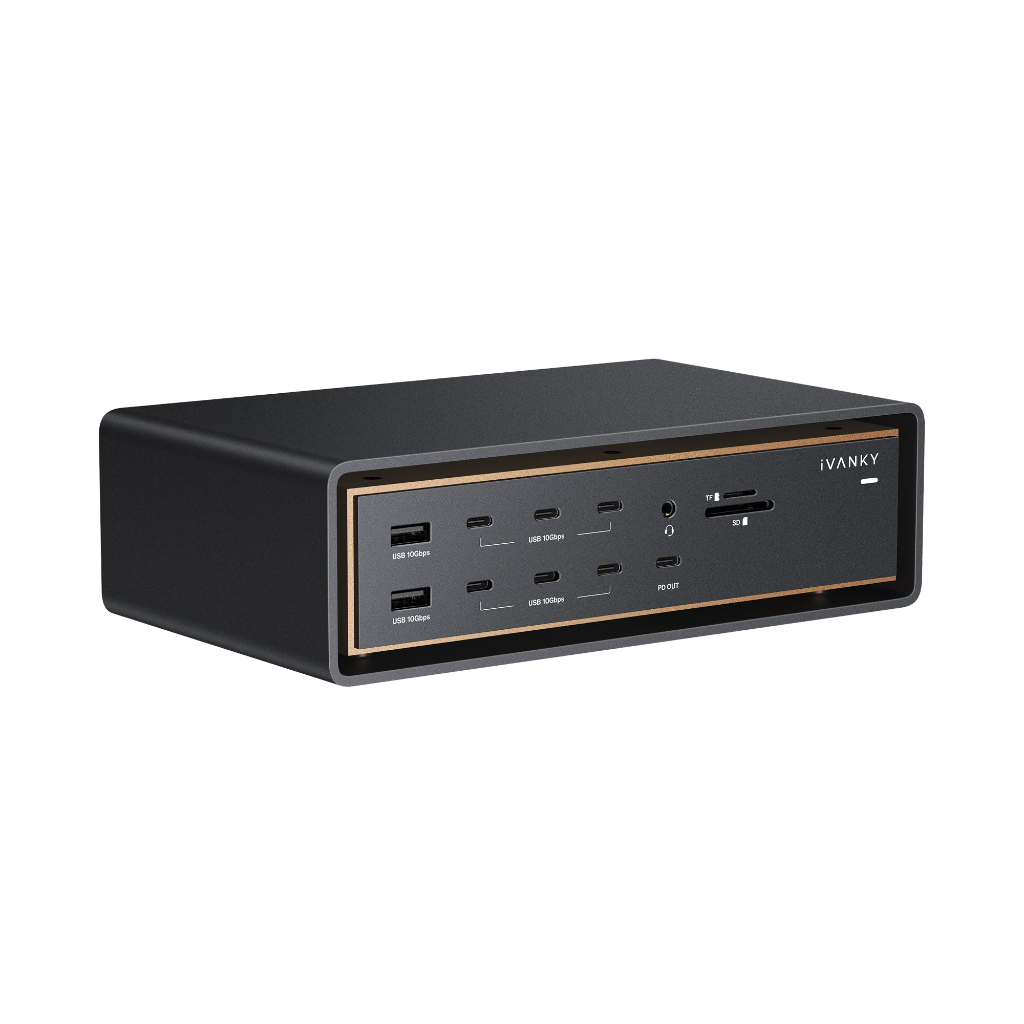 iVANKY FusionDock Ultra - The Only Thunderbolt 5 Quad 6K Display MacBook Dock for Apple Silicon Macs