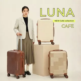 SWISHNAVY กระเป๋าเดินทาง ล้อลาก LUNA CAFE 9090 ขนาด 16 20 นิ้ว ABS น้ำหนักเบา หิ้วขึ้นเครื่องได้