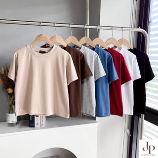 ส่งทันที!🛵 เสื้อครอปคอกลม Baby Tee สไตล์มินิมอล สาวพลัสไซส์ ผ้ายูนิโคล อก36-46นิ้ว #590