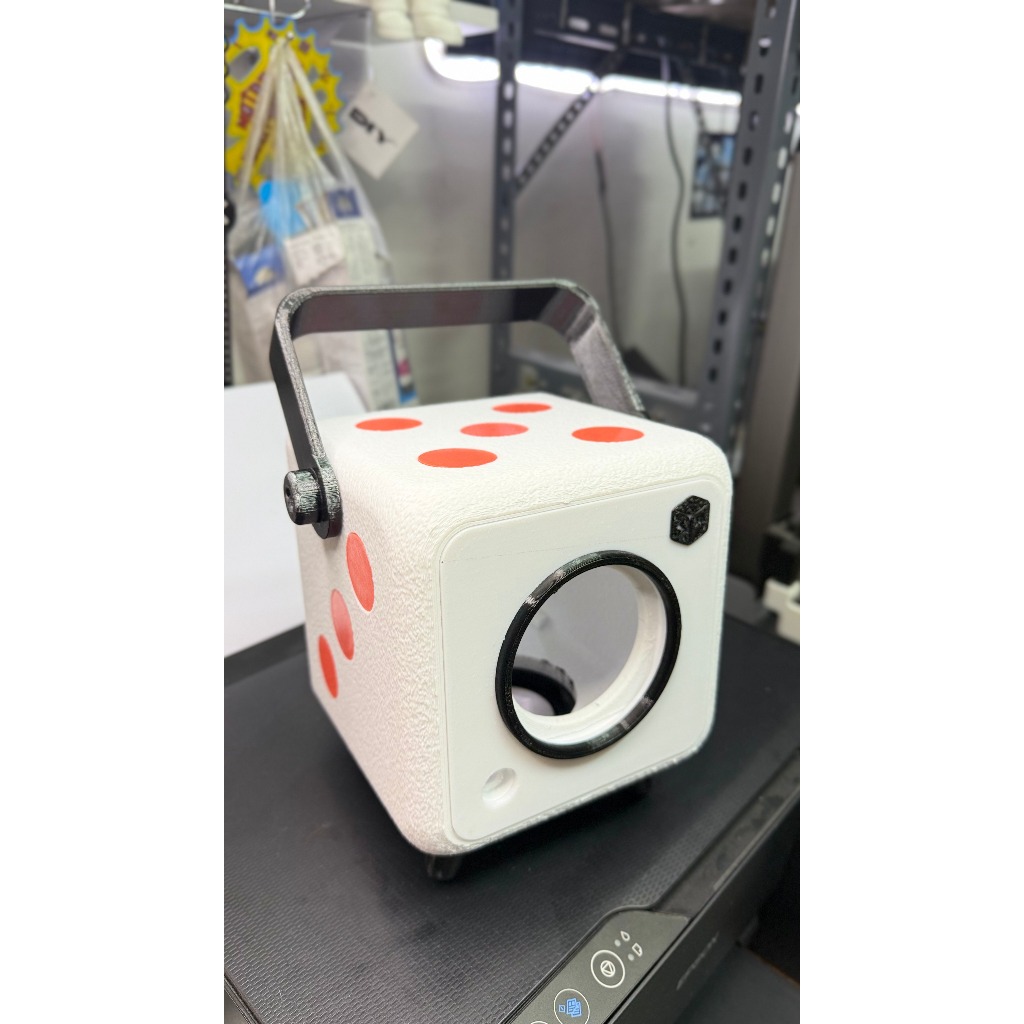 DIY ตู้ลำโพงลูกเต๋า 150mm สำหรับ ZK-301B & ดอก 3 นิ้ว - วัสดุ PETG