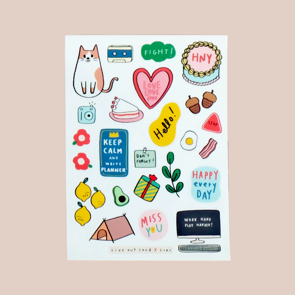 LiveOutLoud x SIRI sticker - HELLO