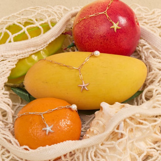 Petite Sunny Starfish Necklace สร้อยคอห้อยชาร์มปลาดาว