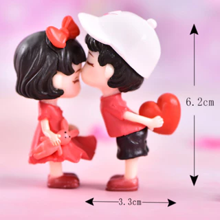 ตุ๊กตาคู่รัก ตุ๊กตาบ่าวสาว ครอบครัวจิ๋ว เค้กแต่งงาน ร้านไทยพร้อมส่ง สีสวยวางบนเค้กได้ ส่งไวได้เร็ว