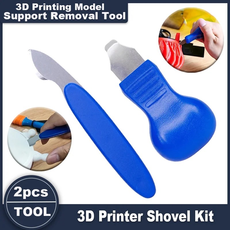 2-Pack 3D Printer Bracket Removal Tool Set for PLA, ABS, and UV-Curing Model Materials - 3D Printer 