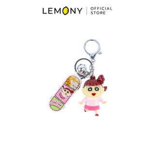 LEMONY พวงกุญแจเครยอนชินจัง ซีรีส์ Skateboard Crayon Shin-Chan Collection