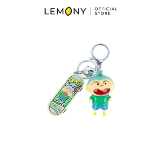 LEMONY พวงกุญแจเครยอนชินจัง ซีรีส์ Skateboard Crayon Shin-Chan Collection