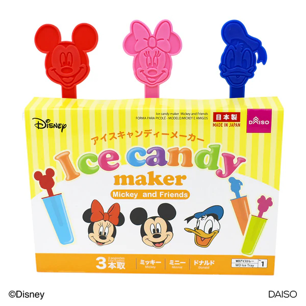 【direct from japan】Daiso Mickey & Friends Ice Lolly Maker
