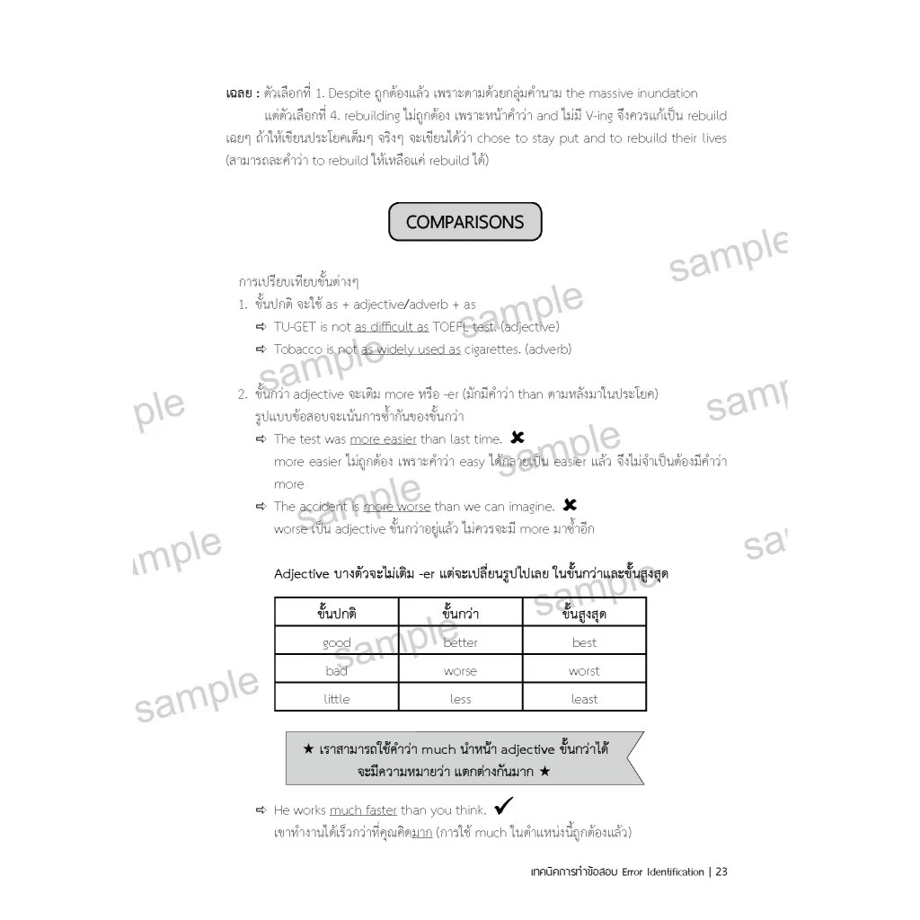 หนังสือเตรียมสอบ TU-GET ฉบับปรับปรุงใหม่ Freemindbook thumbnail 8