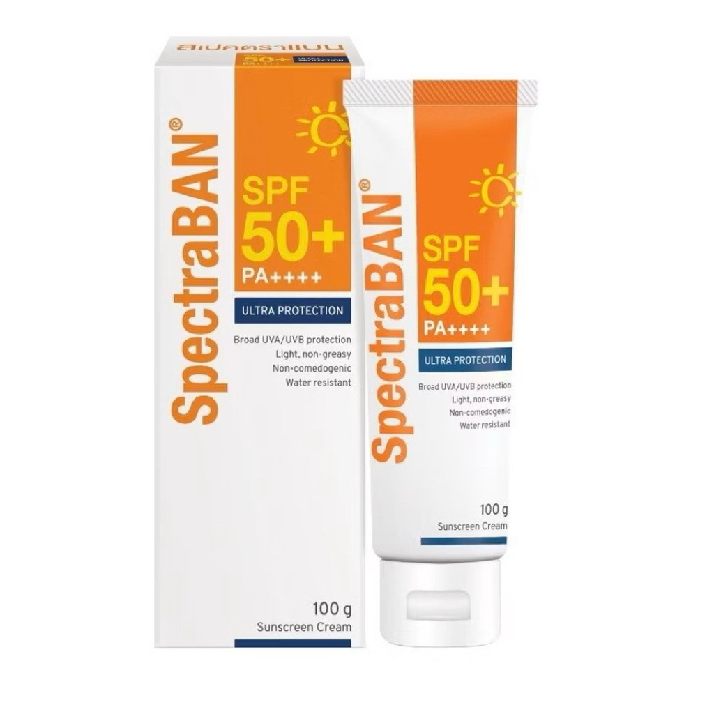 EXP 10/26 Spectraban สเปคตราแบน เอสพีเอฟ 50+ (PA+++) 100กรัม สินค้าหมดอายุวันที่ 28/10/2026