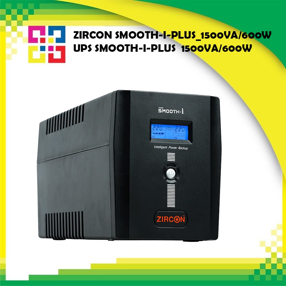 ZIRCON SMOOTH-I-PLUS_1500VA/600W UPS SMOOTH-I-PLUS  1500VA/600W