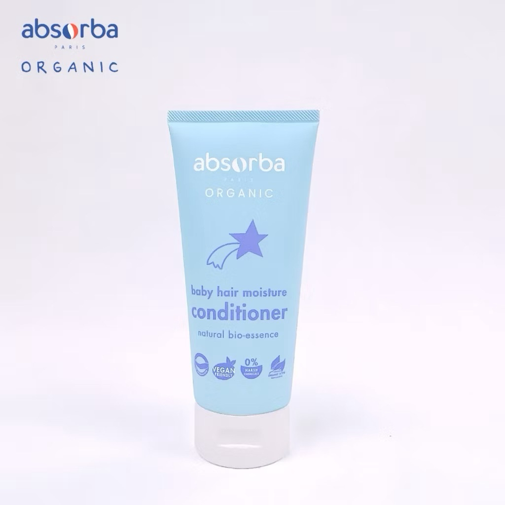 Absorba แอ็บซอร์บา❤️❤️ ครีมนวดผมเด็ก ออร์แกนิก สูตรอ่อนโยน ขนาด 180ml หมดอายุเดือนตุลาคม ปี2026