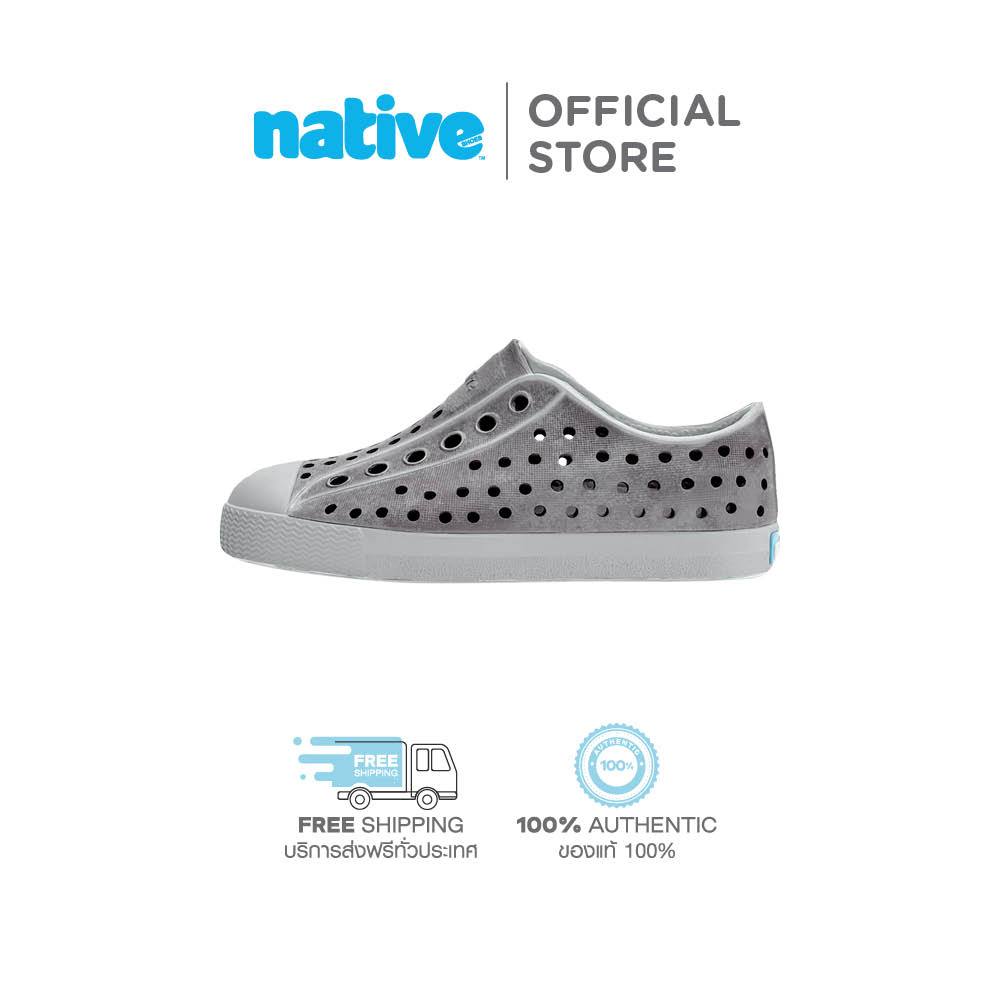 Native รองเท้ากันน้ำเด็กเล็ก EVA รุ่น Jefferson Stonewash Dawn Blue/ Dawn Blue/ Satellite Brushed