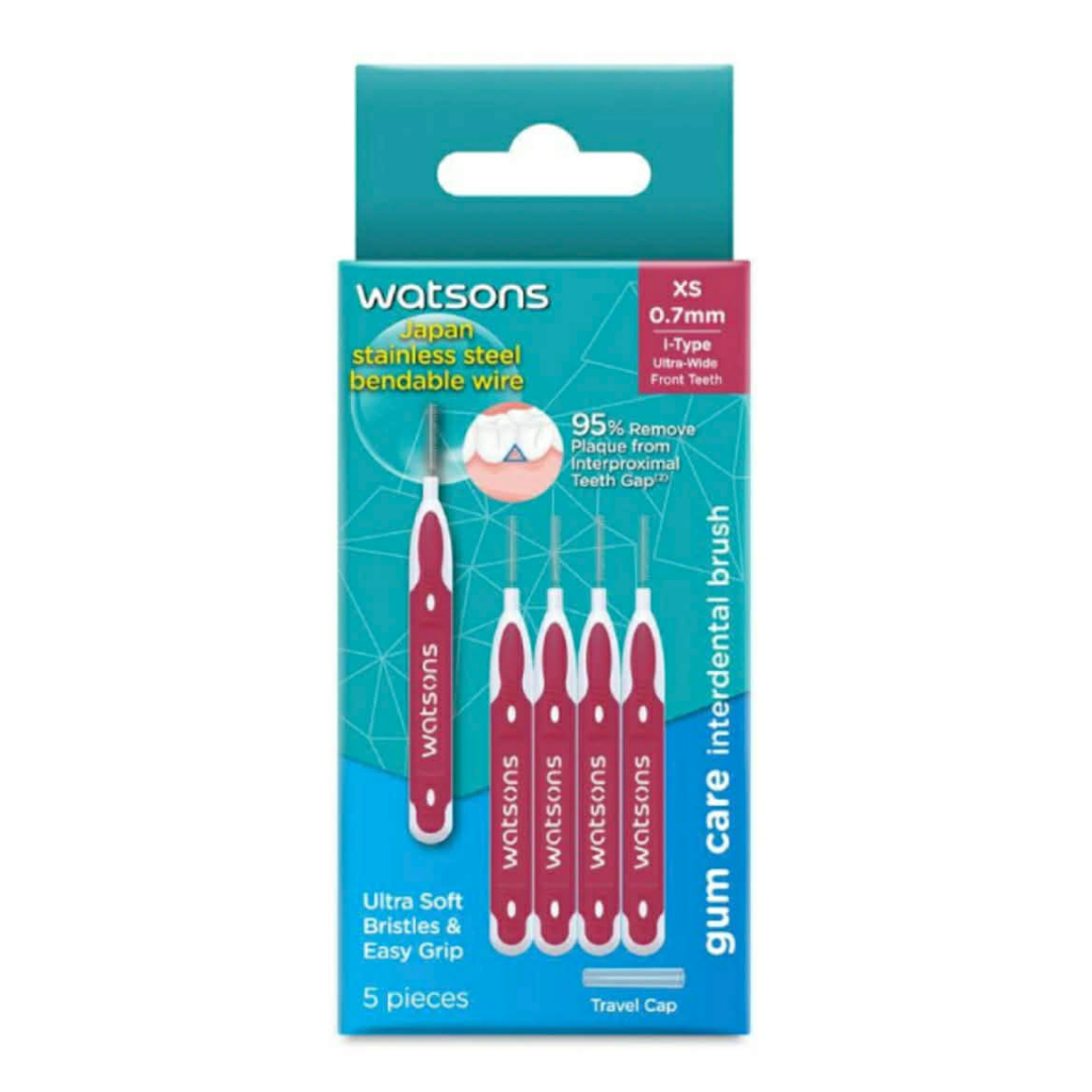รุ่นใหม่ วัตสัน แปรงขัด ซอกฟัน Watsons Interdental Brush คนจัดฟัน ไหมขัดฟัน
