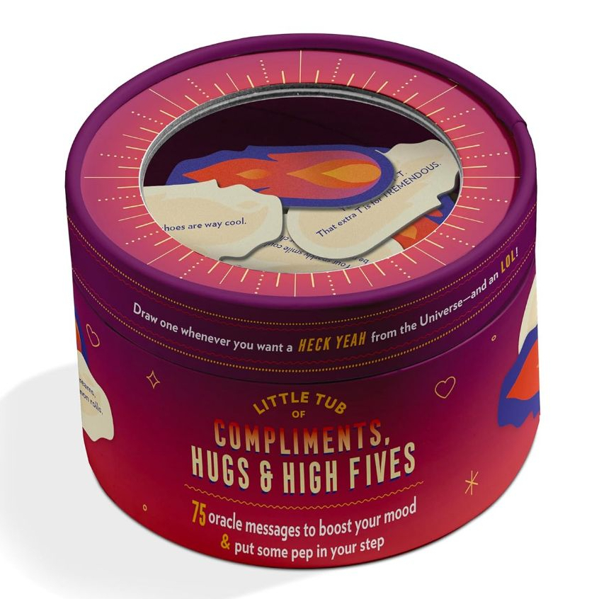 พร้อมส่งแท้💯Little Tub of Compliments, Hugs & High Fives: 75 Oracle Message Cards  ไพ่ออราเคิล