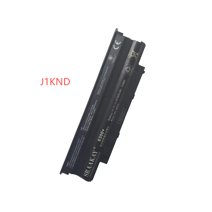 J1KND แบตเตอรี่ใหม่ DELL DELL N4010 N5010 M5010 N4050 N5110 N4110 J1KND 6 เซลล์