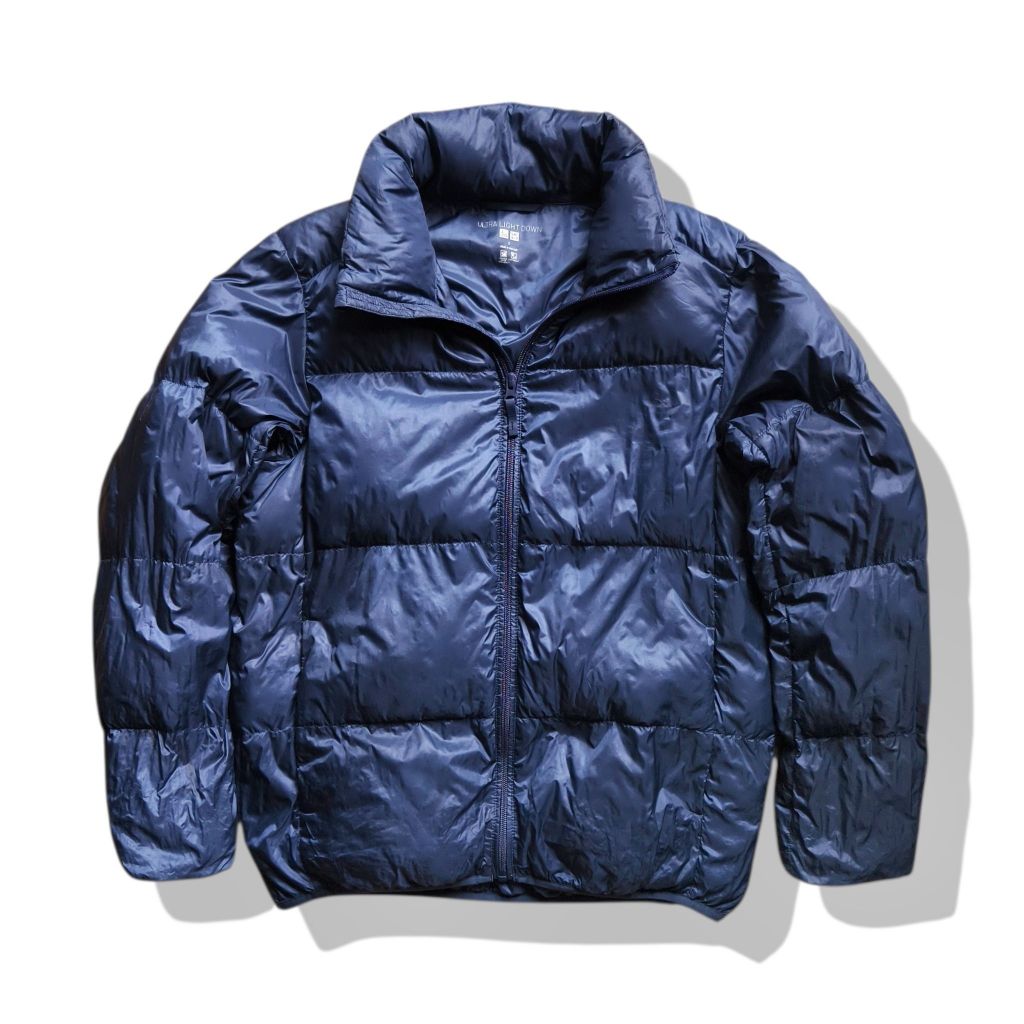 Uniqlo Navy Blues Ultra Light Down Jacket(S) มือสอง รอบอก 42”