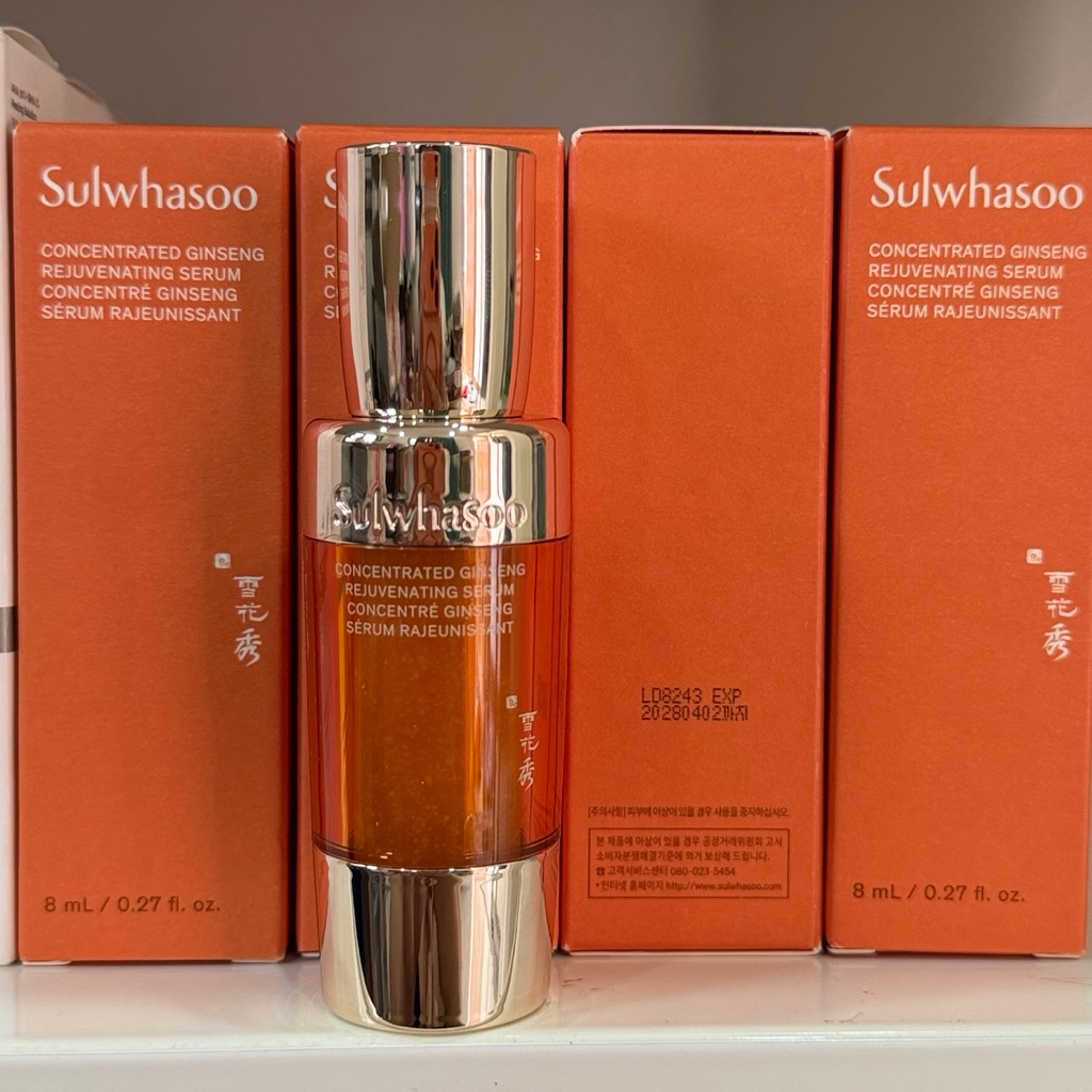 (แท้/พร้อมส่ง) Sulwhasoo Concentrated Ginseng Rejuvenating Serum 8ml.