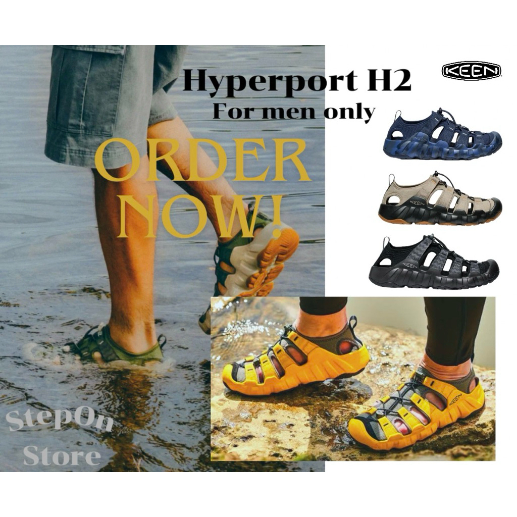 พร้อมส่ง 🇹🇭 Hyperport  รองเท้าแตะรัดส้น Outdoor รุ่นสายปรับได้ พื้นหนานุ่ม ใส่เดินสบาย