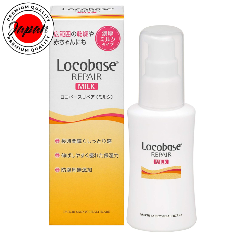 Daiichi Sankyo Healthcare Locobase Repair Milk R 48g Made in Japan All-Purpose Milk for the Whole Body, Protects and Moisturizes Skin, for Babies and Seniors 100% Authenticity direct from Japan
