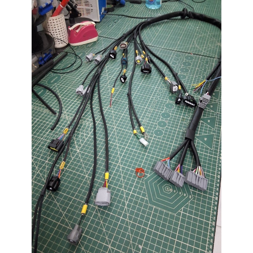 ชุดสายไฟ 4ag 20 vขับหลัง