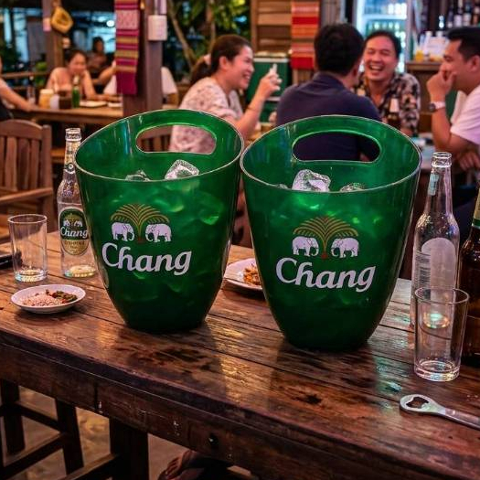ถังน้ำแข็งช้างขนาด3 ลิตร เนื้อใสงานอคิลิค
