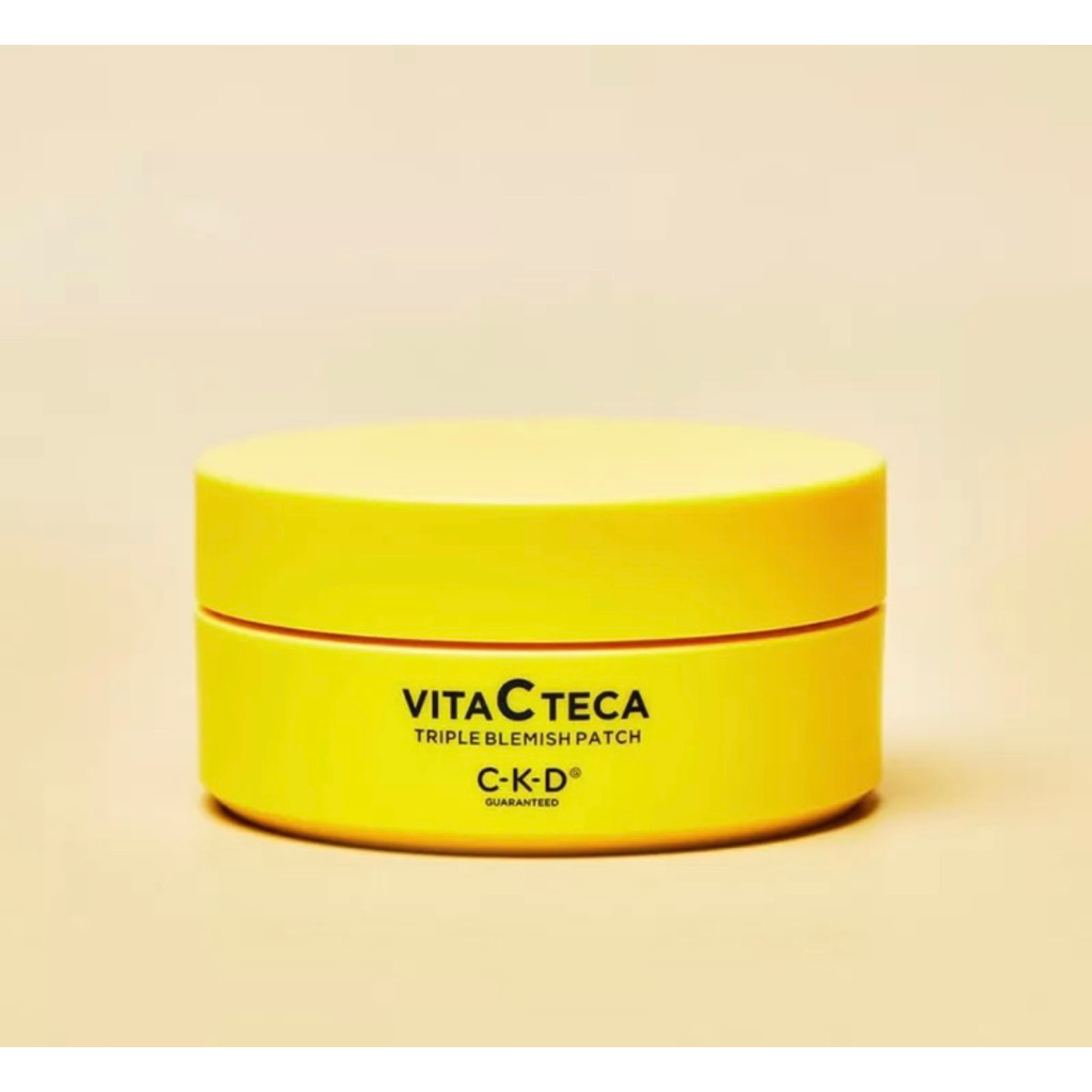 🇰🇷แท้💯CKD VITA C TECA Hydrogel eye patchมาร์คใต้ตาคืนความอ่อนเยาว์ ลดความหมองคล้ำ60Patches exp.23/4/