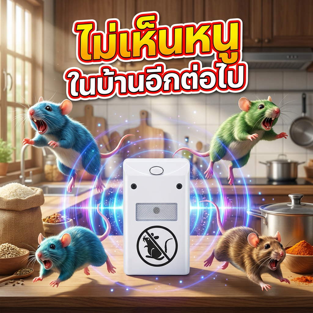 ⏰ไล่หนูตลอด 24 ชั่วโมง 🐭SLB ไล่หนู กําจัดหนู ที่ไล่หนู ขับไล่ไร้เสียง หลับสบายไร้กังวล ยาไล่หนู อาทไล่หนู ไล่หนูไฟฟ้า