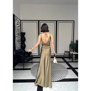 colourblockmatter - Hannah Dress เดรสออกงาน เดรสไปงาน เดรสซาติน มี 4 สี