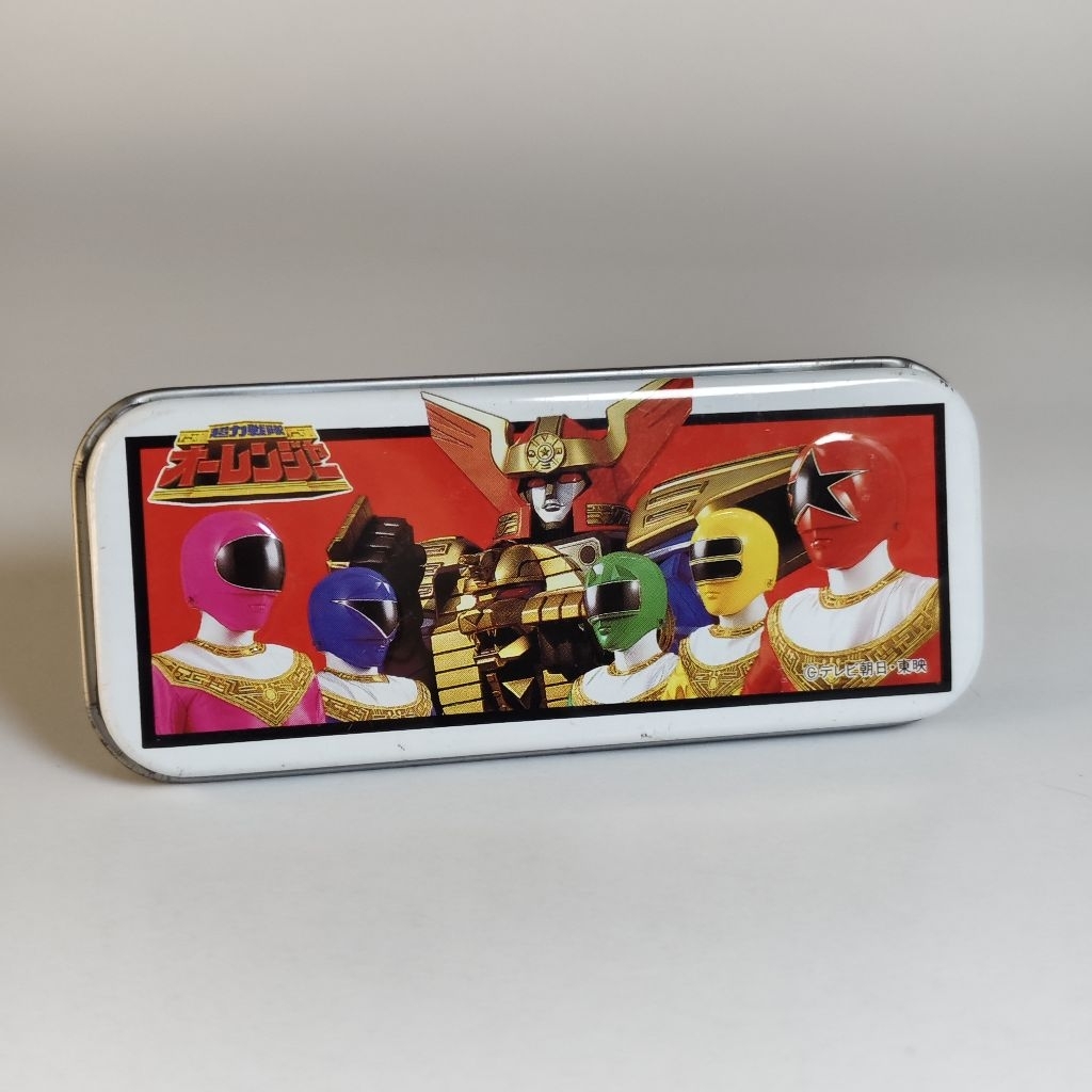 กล่องเหล็ก พลาสเตอร์ ขบวนการ โอเรนเจอร์ (Chouriki Sentai Ohranger)