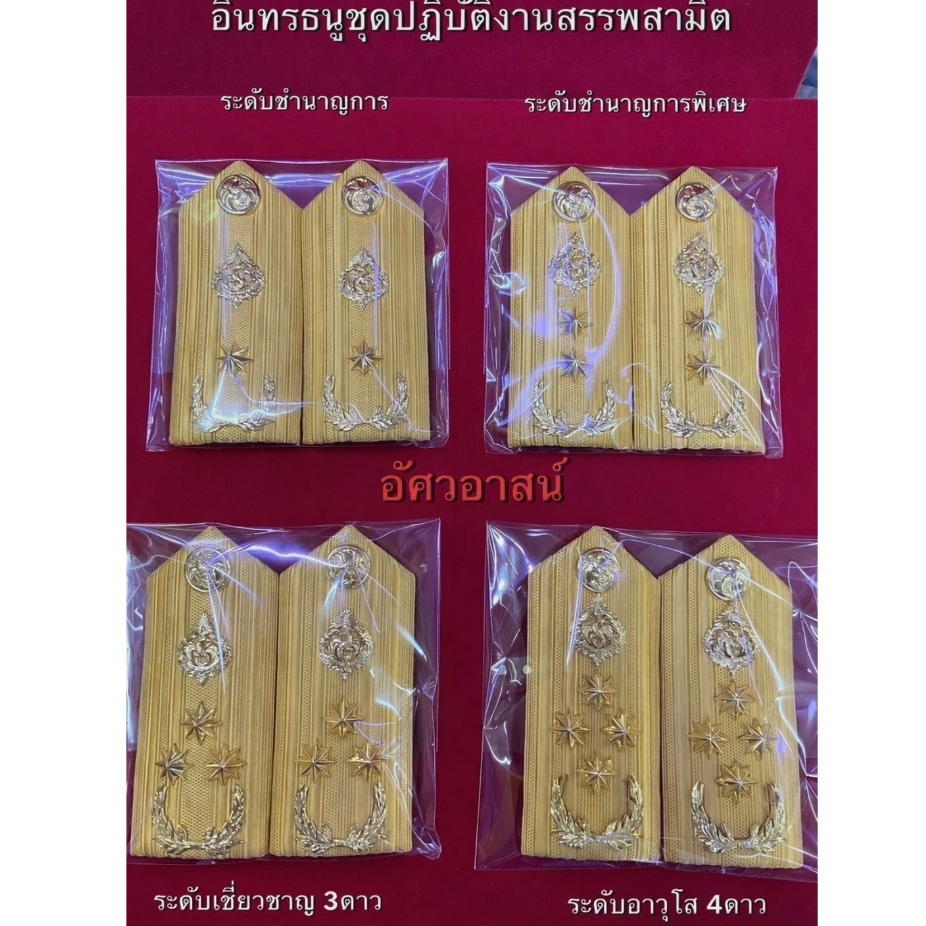 บ่าอินทร์ธนูชุดปฏิบัติงานสรรพสามิต จากอัศวอาสน์