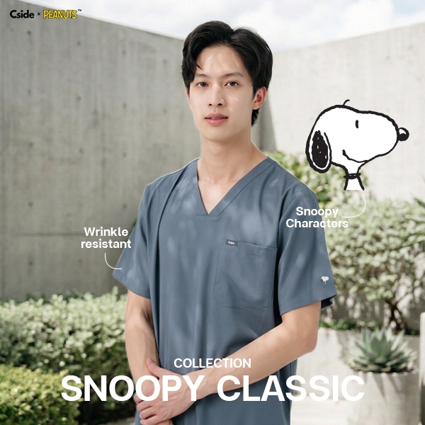 Cside Scrub - Snoopy Classic Collection - (ชุดสครับ ชุดสครับชาย ชุดสครับหมอ)