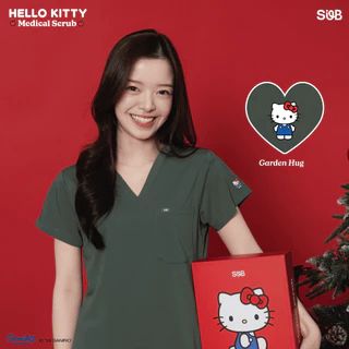 Subscrub Hello Kitty Collection - (ชุดสครับ ชุดสครับหญิง ชุดสครับหมอ)