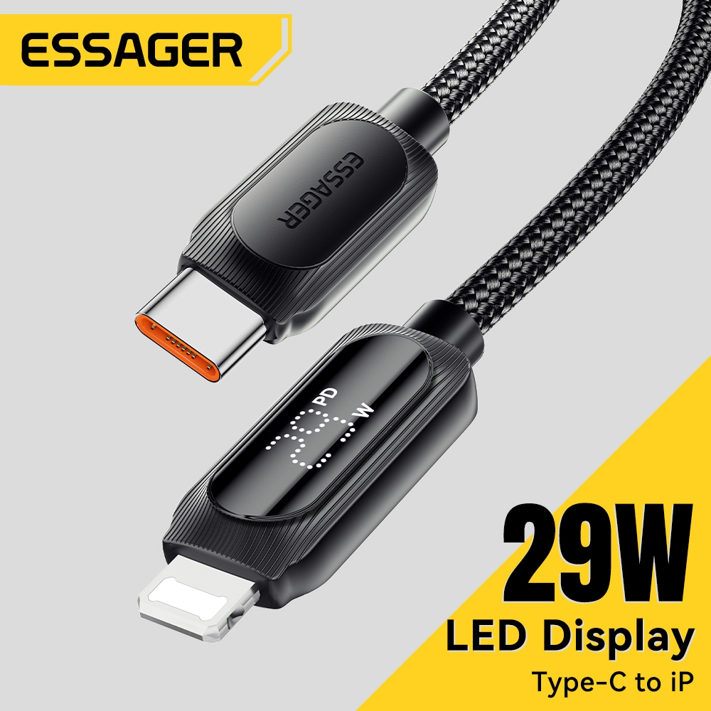 Essager C-L 29W สายเคเบิลข้อมูลจอแสดงผลดิจิตอล 480Mbps for ip