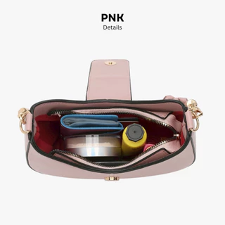 [Pinky] Lisa Bag: กระเป๋าสะพายขึ้นไหล่ โลโก้ PNK (มีให้เลือก 2 หนัง)