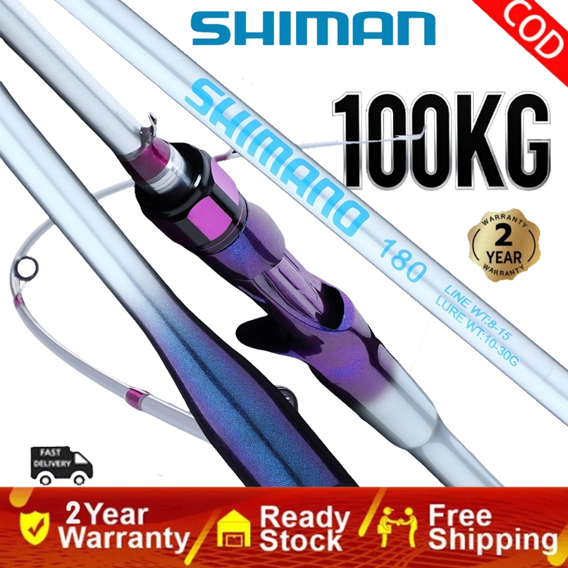 SHMANO New pake pipa Tipe Baru 1.8M UL Fishing Rod Dengan Carbon Fiber Spinning / Casting Fishing Rod Fishing Tackle