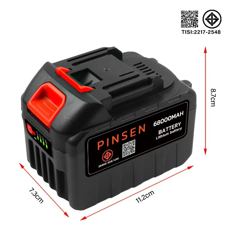 💥 สต็อกในไทย ส่งไว ได้เร็ว 💥แบตเตอรี่ชาร์จ 21V 288VF แบตเตอรี่ลิเธียม Makita เหมาะสำหรับเครื่องมือไฟ