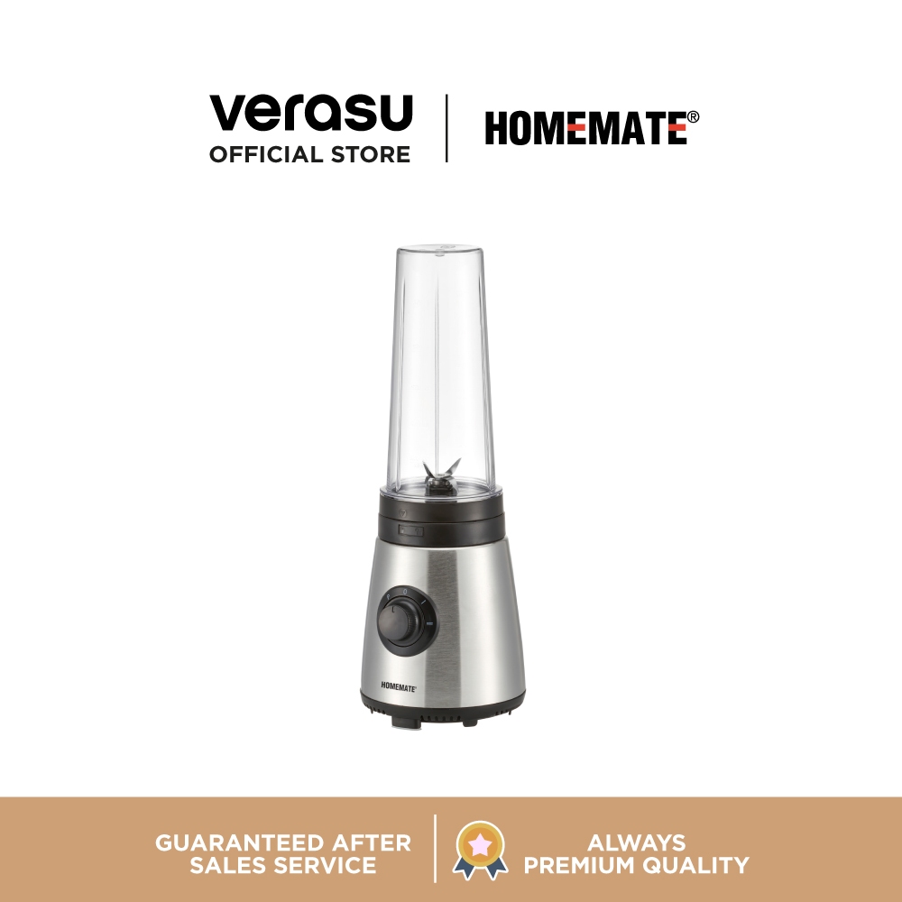 HOMEMATE เครื่องปั่นพกพา 0.6 ลิตร Mix&Go Dual Speed HOM-295061