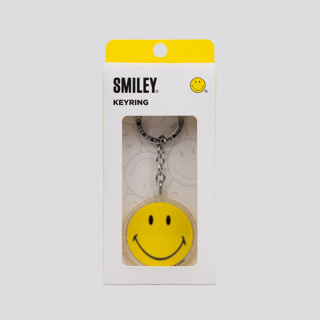 SMILEY®YELLOW ICON ACRYLIC KEYCHAIN