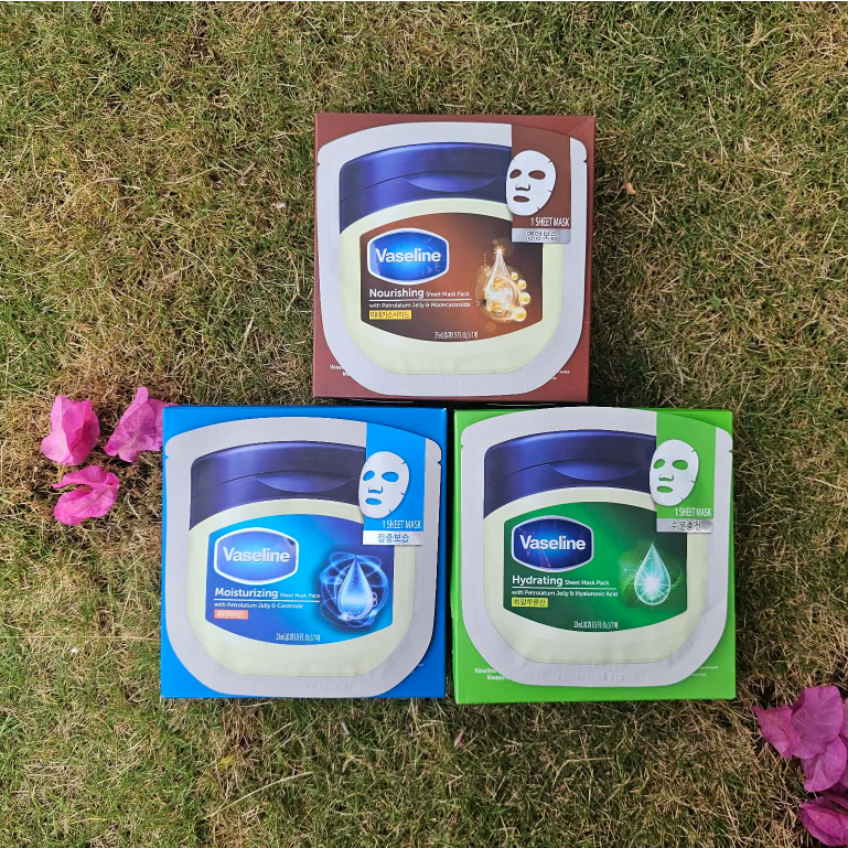 !!(สินค้าพร้อมส่ง แท้100%)!!วาสลีน.มาส์กหน้า Petrolatum Jelly SheetMask