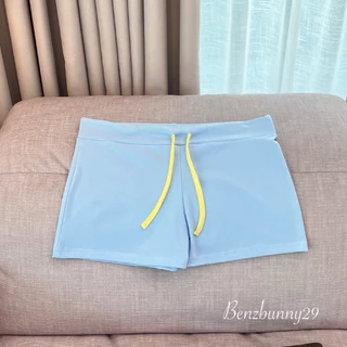Benzbunny - กางเกงขาสั้น Summer ผ้ายูนิโคล่หนานิ่ม สายปรับได้ ผ้ายืดเยอะ #1048