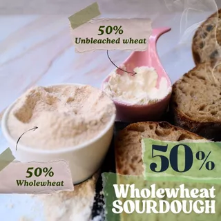 Nayimbakery 50% Wholewheat Sourdough 199 บ. 430 ก.