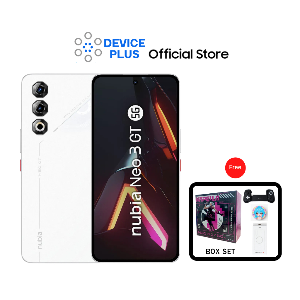 ZTE Nubia Neo 3 GT 5G White Hailstone (12/256) ประกันศูนย์ 18 เดือน [ หน้าจอ 6.8 นิ้ว แบต 6000 mAh ]