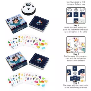 พร้อมส่ง บอร์ดเกม Crazy Flip Card Game การ์ดเกมจับคู่ภาพสุดมันส์ เล่นสนุก ฝึกสังเกต ฝึกสมอง เสริมทักษะสำหรับเด็ก