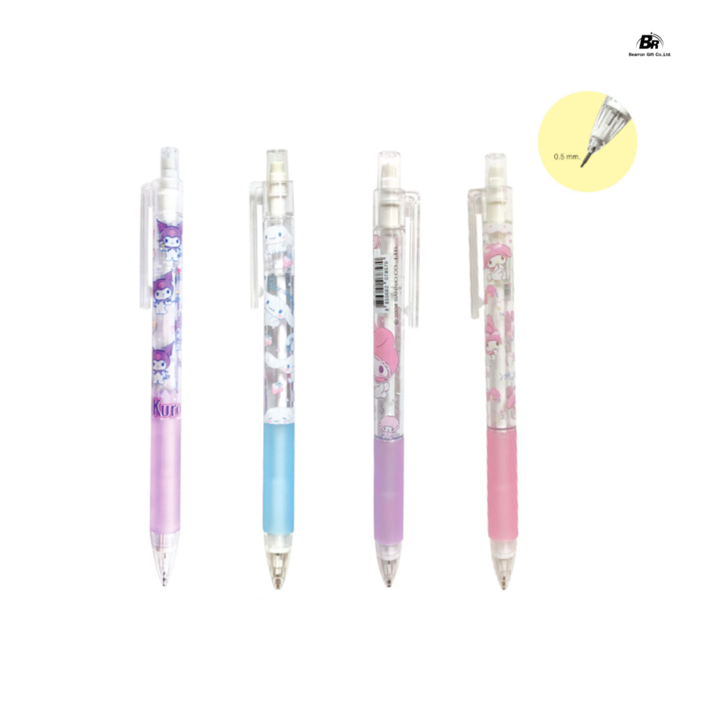 ดินสอกด ลาย Sanrio ไส้ 0.5 mm สิขสิทธิ์แท้ Cinnamoroll  My Melody  Kuromi